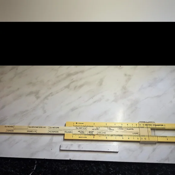 Yellow Conversion Ruler - Picture 3 of 4
